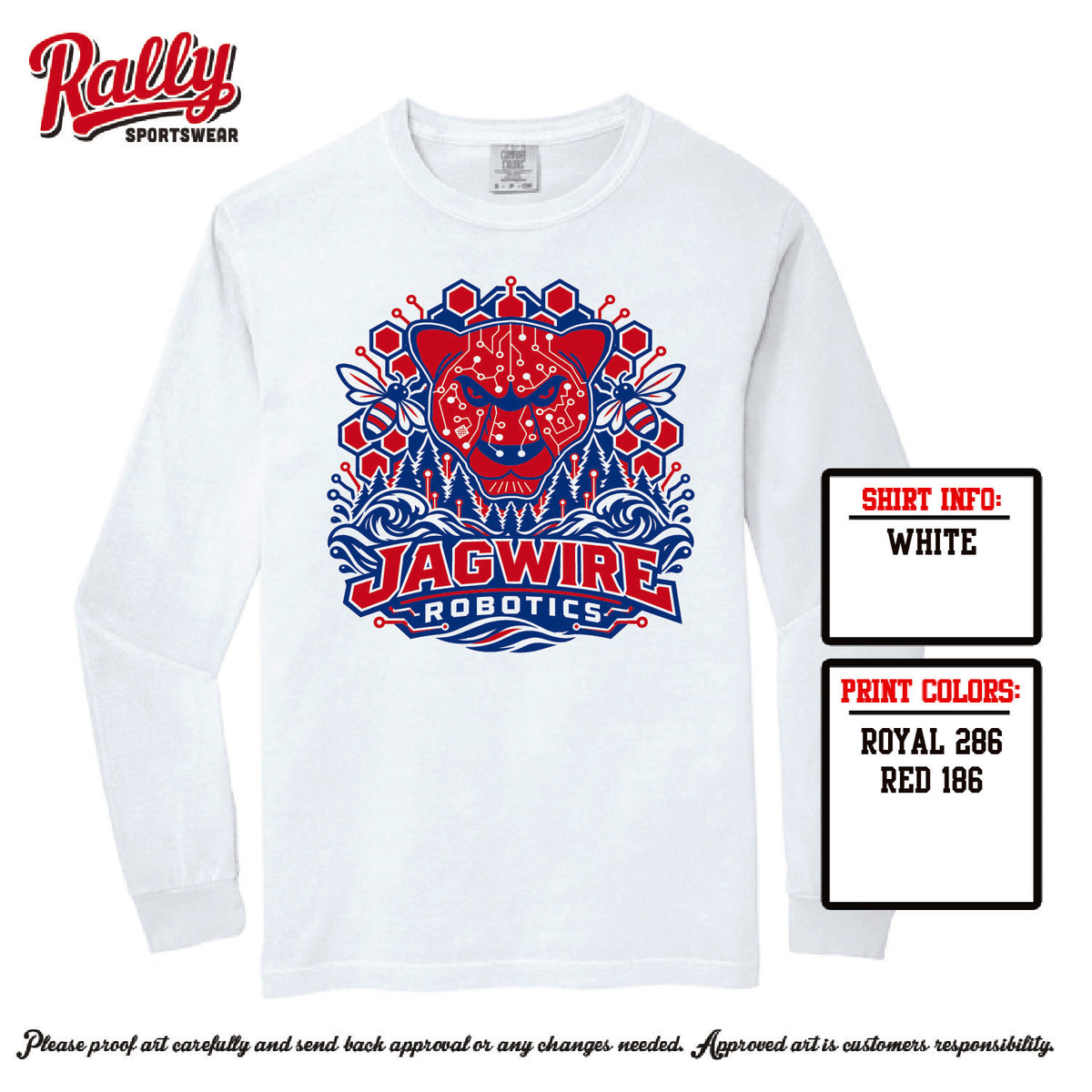 HJWRP27 - Jagwire Robotics Parent Shirt Long Sleeve