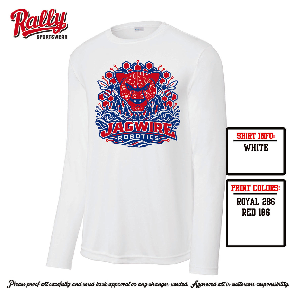 HJWRP27 - Jagwire Robotics Parent Shirt Long Sleeve