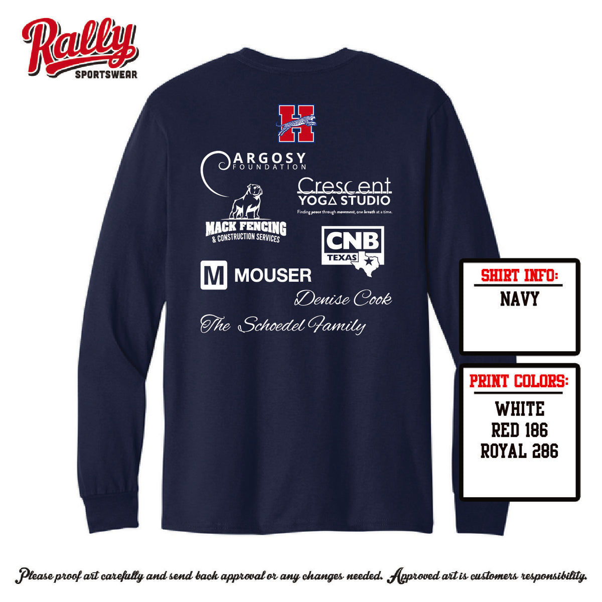 HJWR27 - Jagwire Robotics TEAM SHIRT Long Sleeve