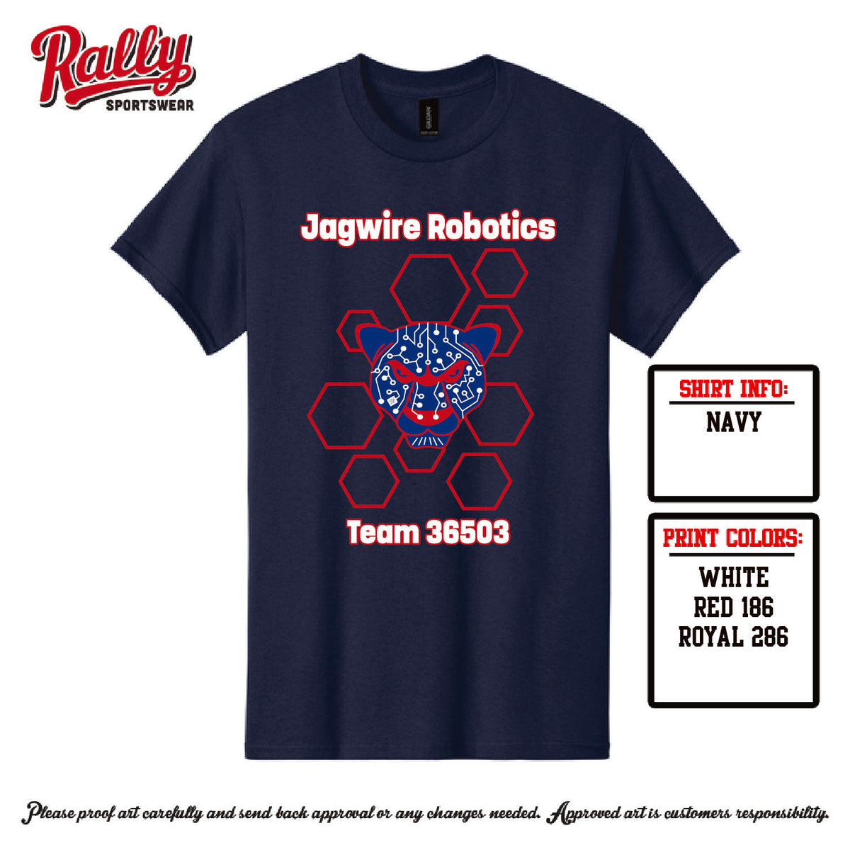 HJWR27 - Jagwire Robotics TEAM SHIRT