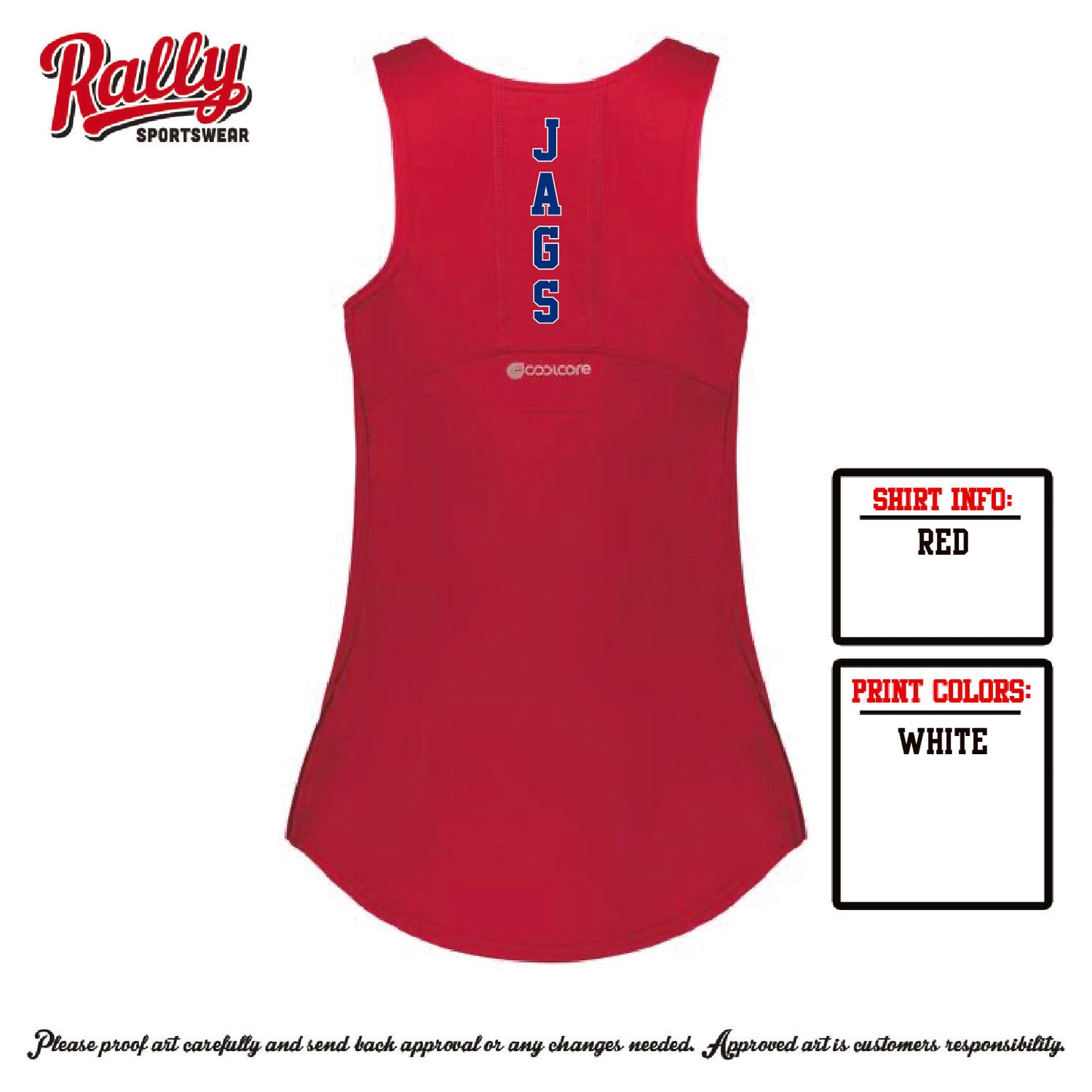 HHSTPC26 - Competition Tank Women's (Red)
