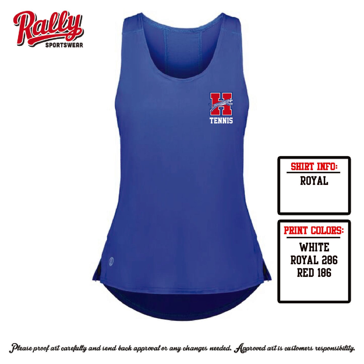 HHSTPC26 - Competition Tank Women's (Royal)