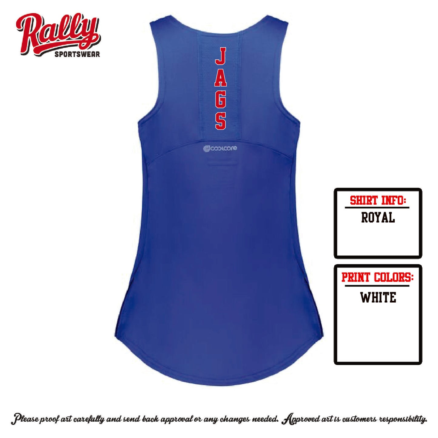 HHSTPC26 - Competition Tank Women's (Royal)