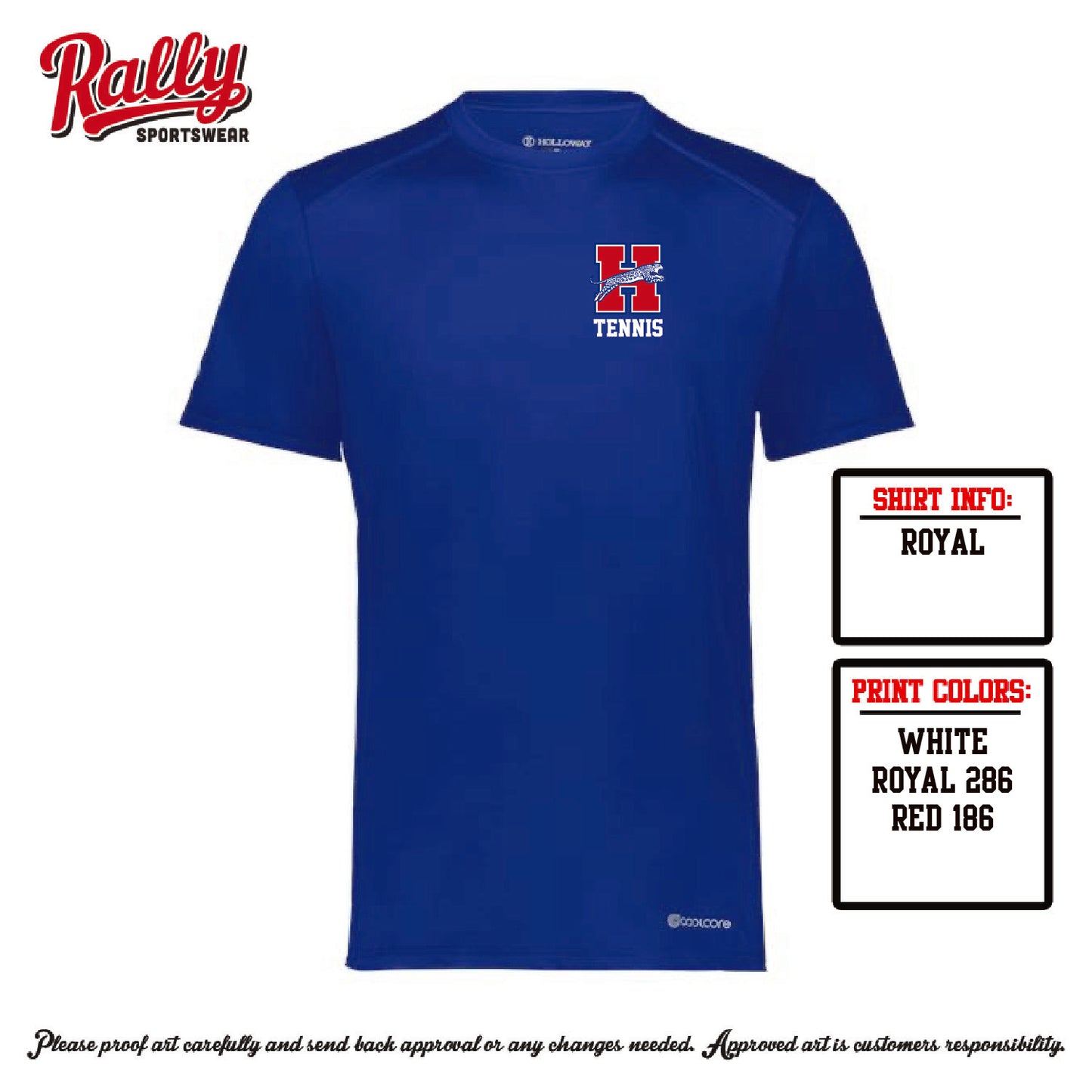 HHSTPC26 - Competition Short Sleeve Dri Fit (Royal)