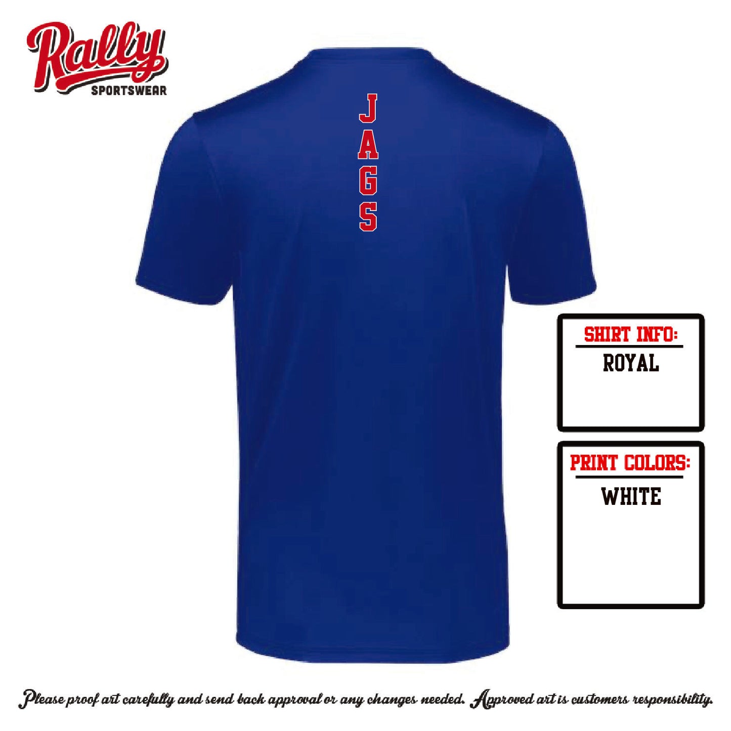 HHSTPC26 - Competition Short Sleeve Dri Fit (Royal)