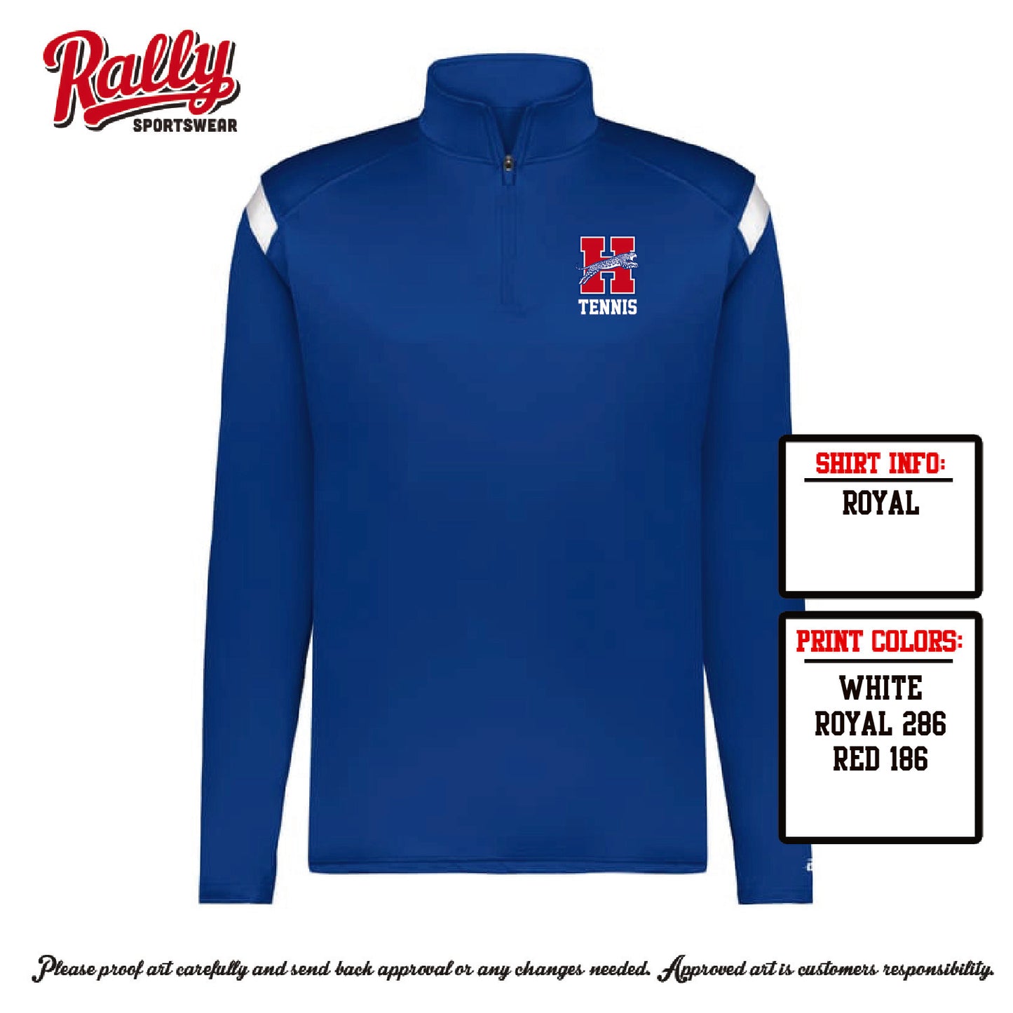 HHSTPC26 - Competition 1/4 Zip Unisex (Royal)