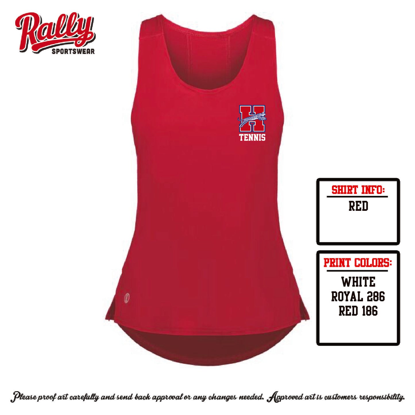 HHSTPC26 - Competition Tank Women's (Red)