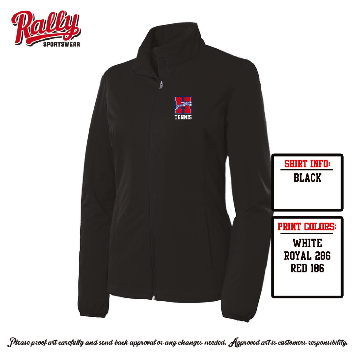 HHSTS26 - LADIES FULL ZIP JACKET