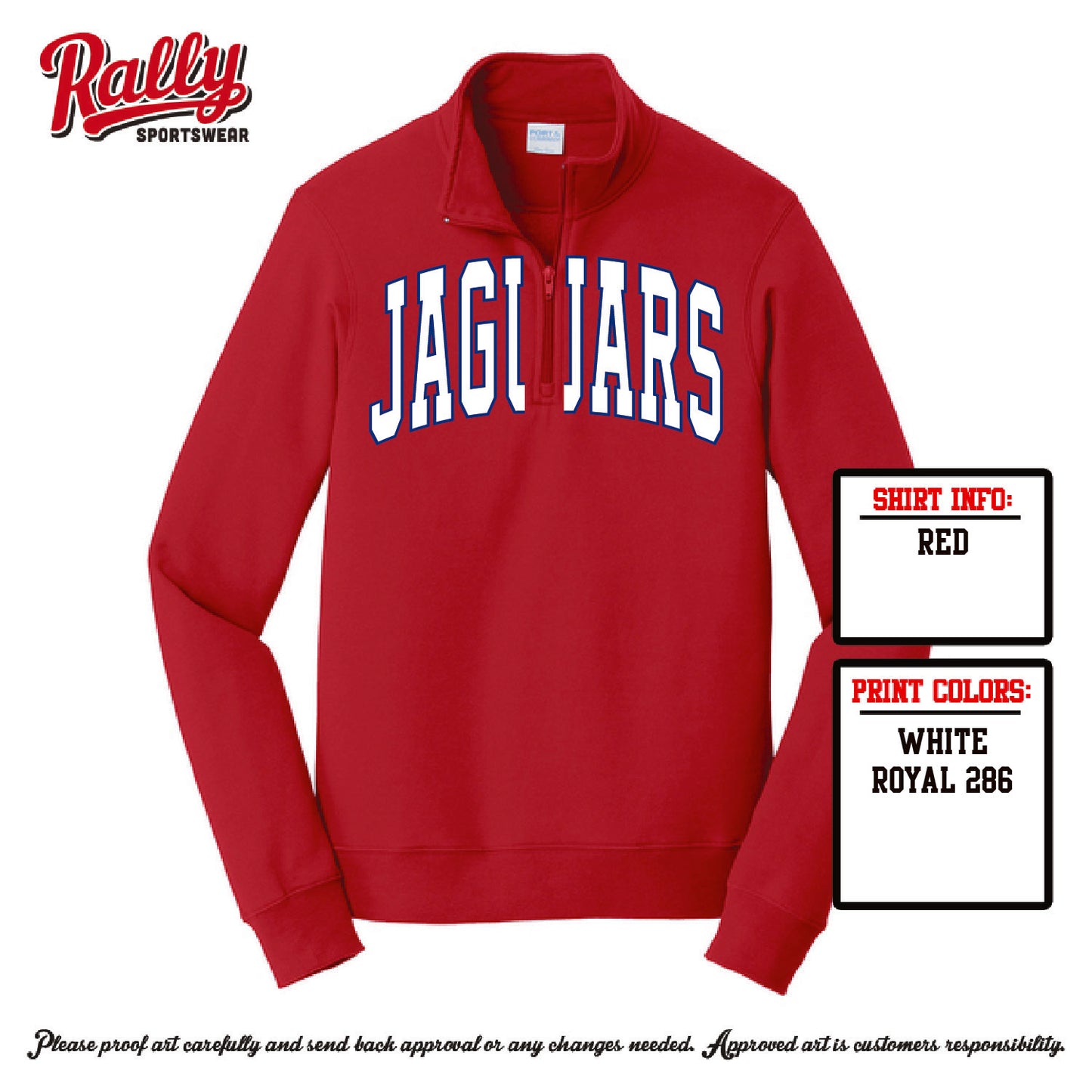 HHSTS26 - JAGUAR 1/4 ZIP