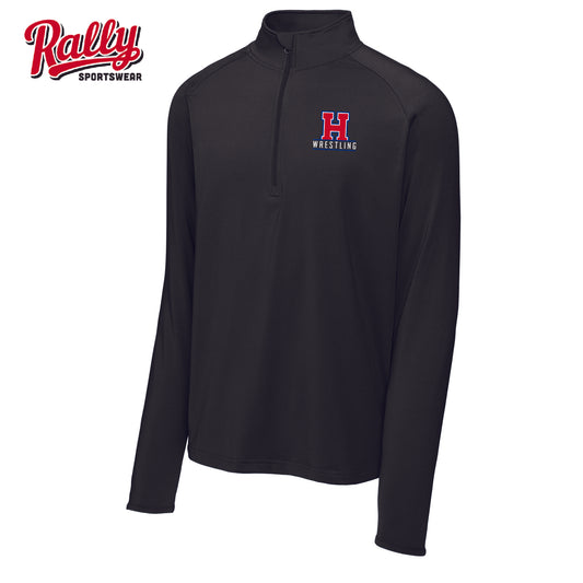 HHS Wrestling - 1/4 Zip Pullover (Grey)
