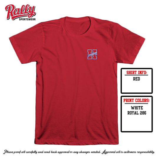 HHS Wrestling - Red Spirit Short Sleeve