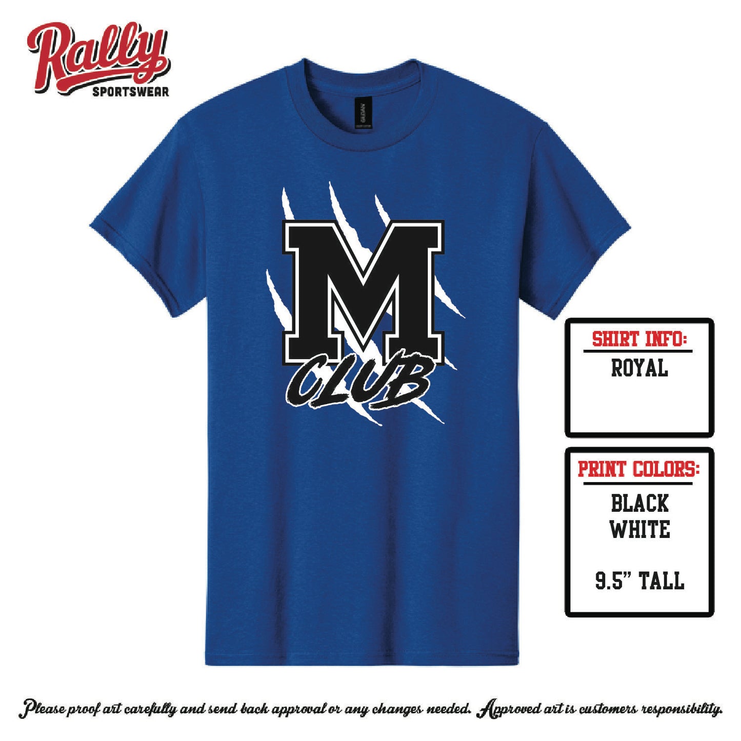 MHSBC26 - Blue Crew Tee