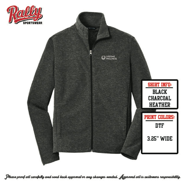 LW26 - Lifetime Wellness Full Zip Jacket - Mens