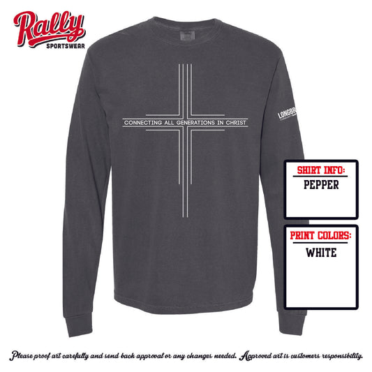LCBC25 - Generations Tee - Grey Comfort Color LS