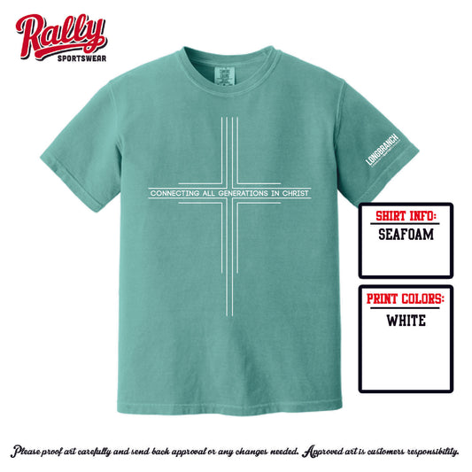 LCBC25 - Generations Tee - Green Comfort Color SS