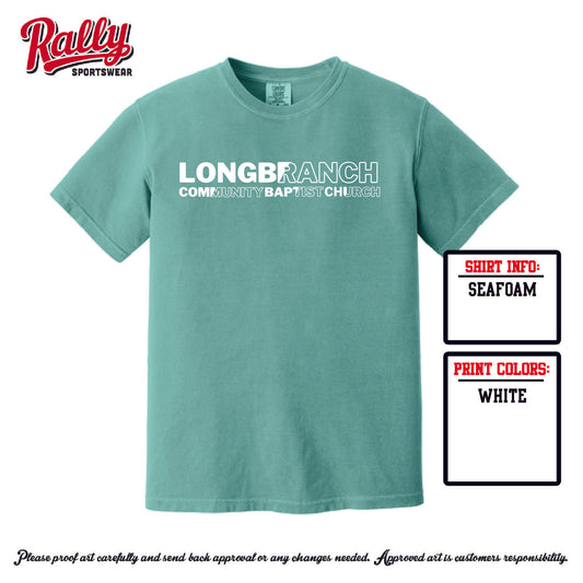 LCBC25 - Logo Tee - Green Comfort Color SS