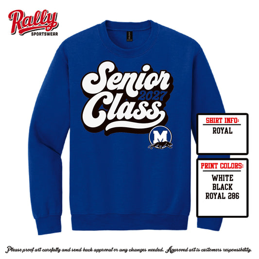 MHSPG26 - Seniors 2027 Sweatshirt - Royal