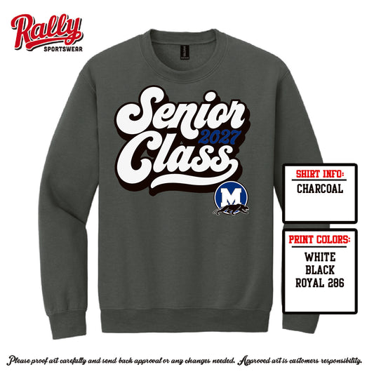 MHSPG26 - Seniors 2027 Sweatshirt - Charcoal