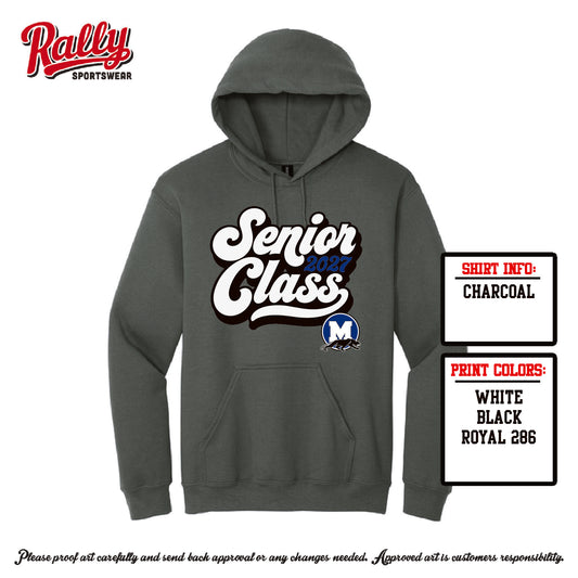 MHSPG26 - Seniors 2027 Hoodie -Charcoal