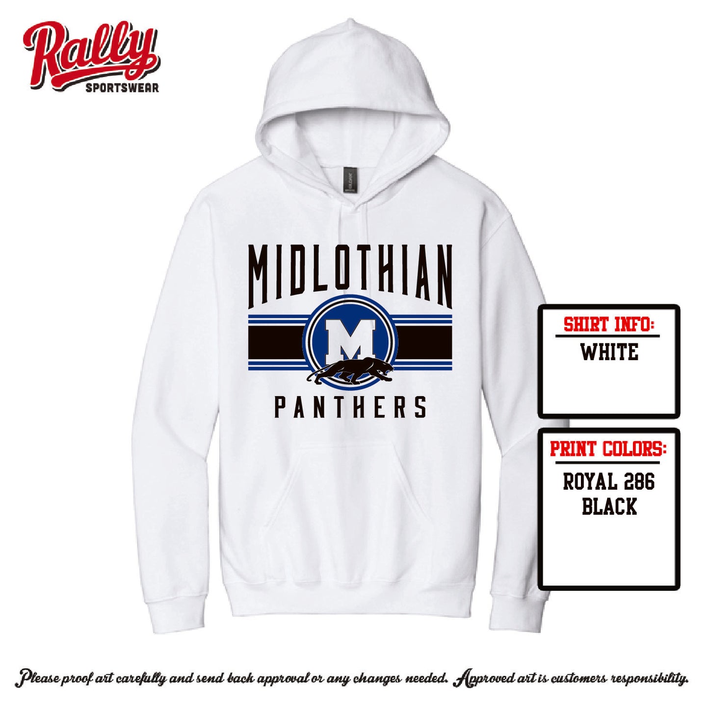 MHSPG26 - Midlothian Panthers Hoodie