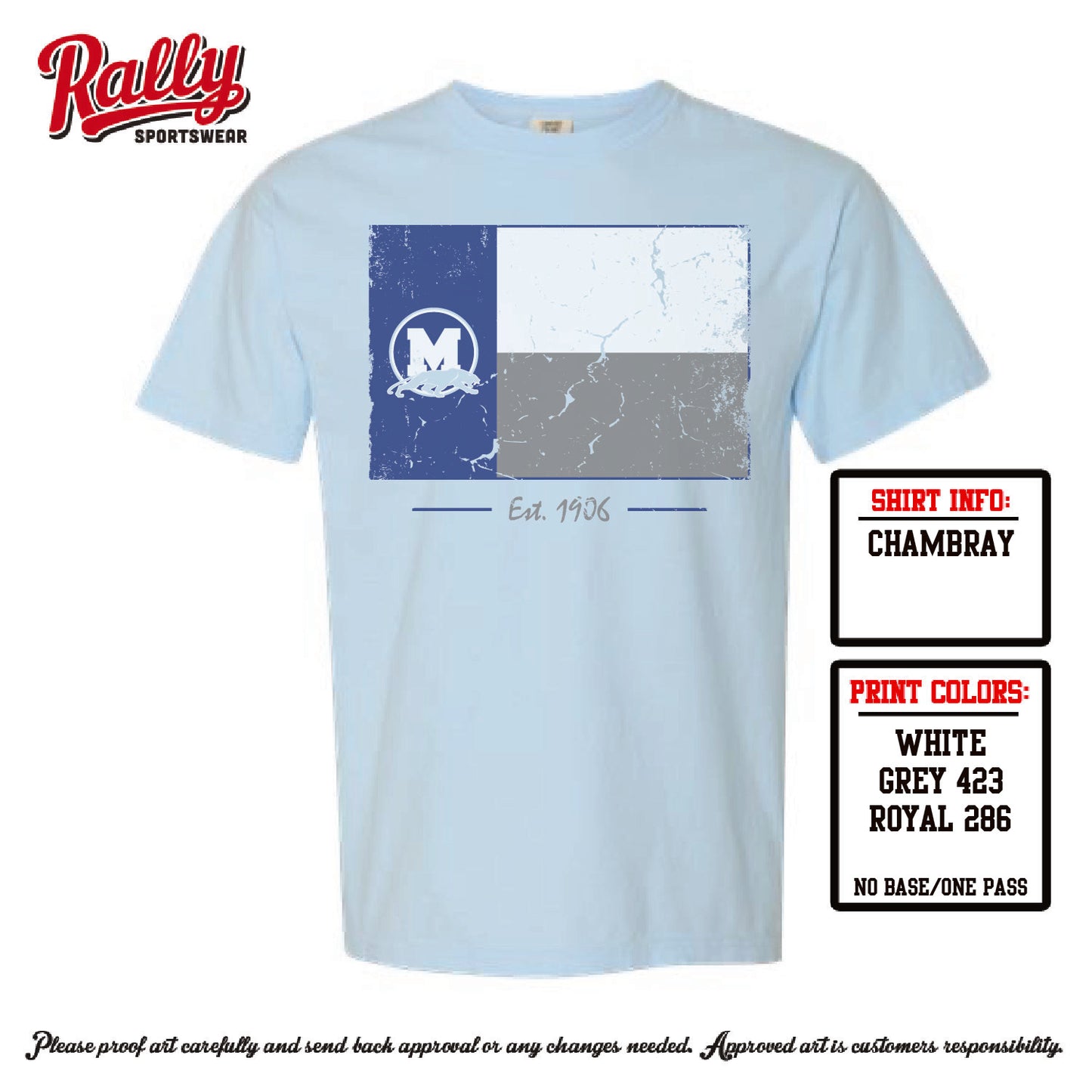 MHSPG26 - THE Tradition Tee - Chambray