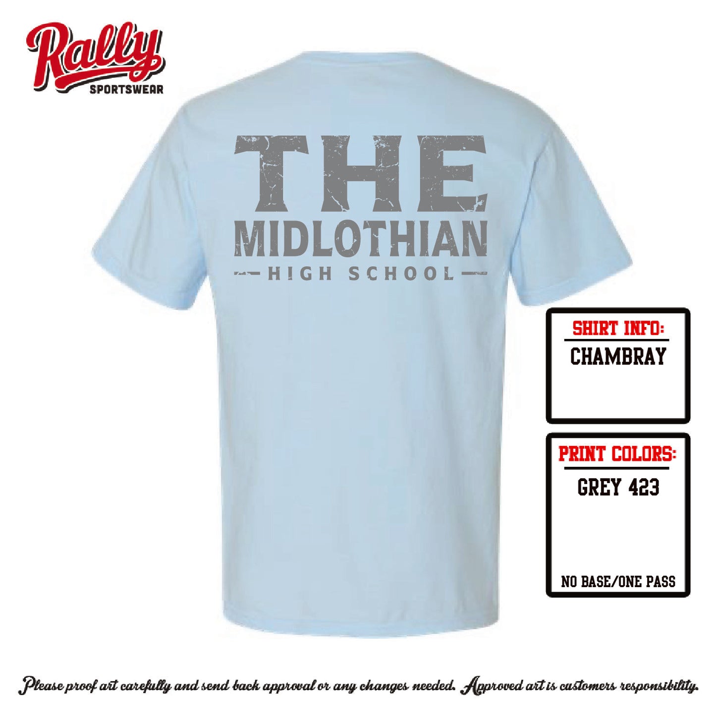 MHSPG26 - THE Tradition Tee - Chambray