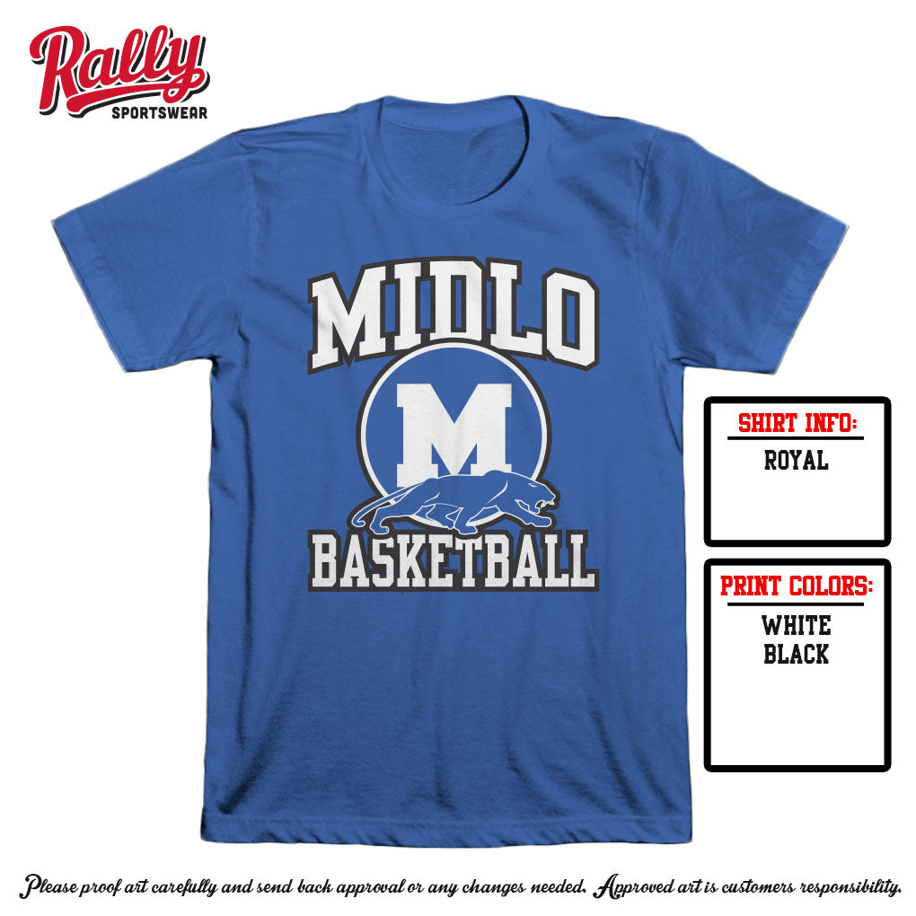 MHSBBHP25/26 - Blue Tee