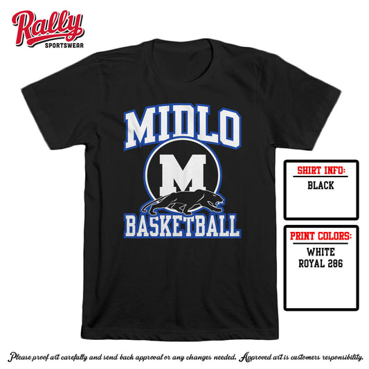 MHSBBHP25/26 - Black Tee