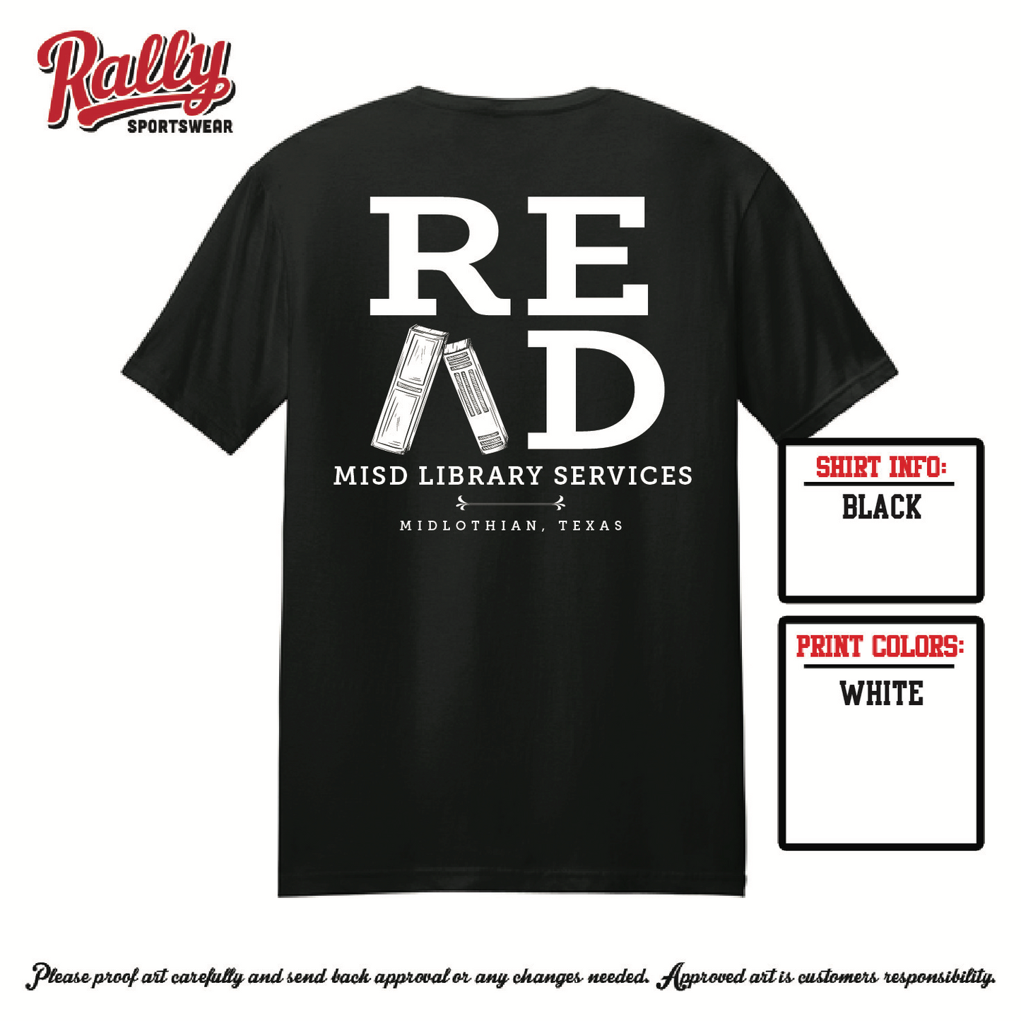 MISDLIB - Library Services T-Shirt
