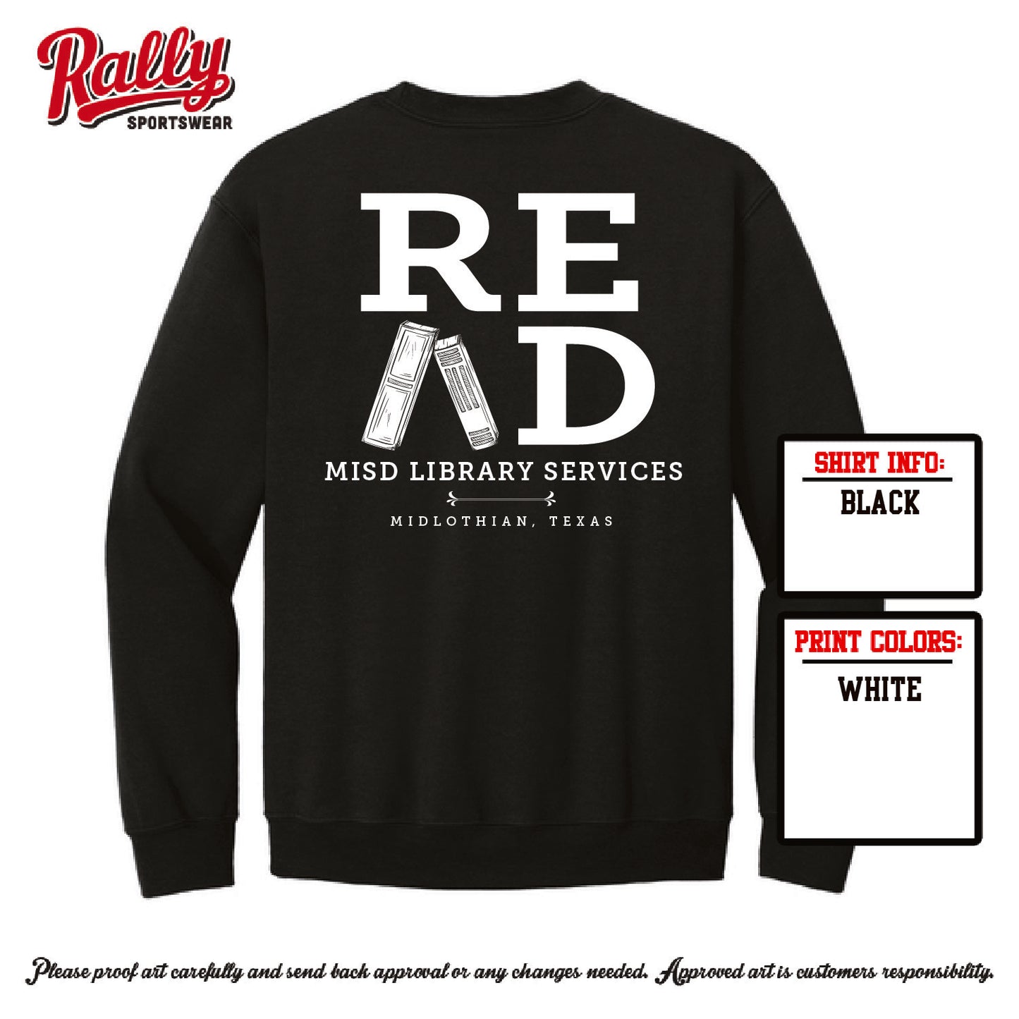 MISDLIB - Library Services Sweatshirt