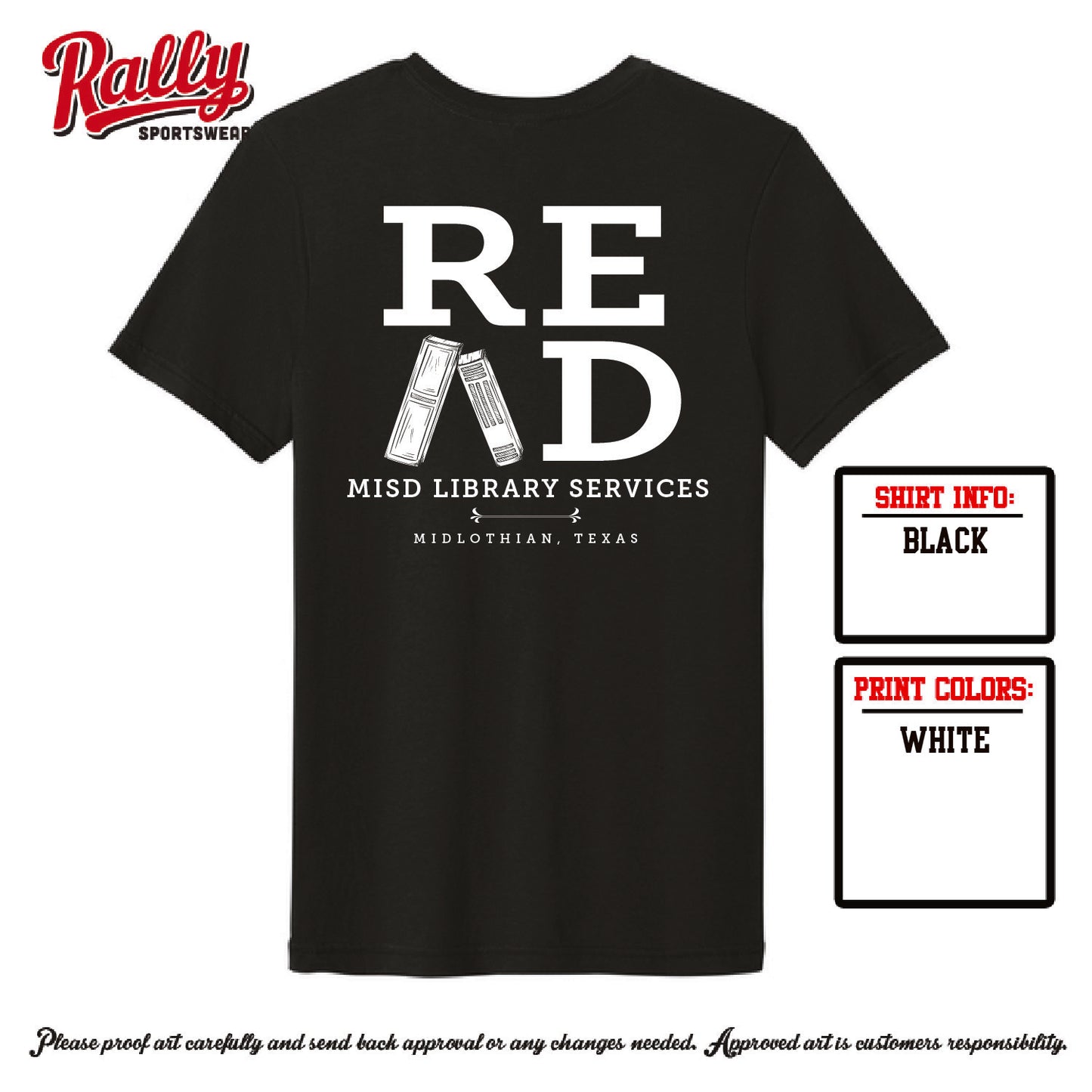 MISDLIB - Library Services V-Neck