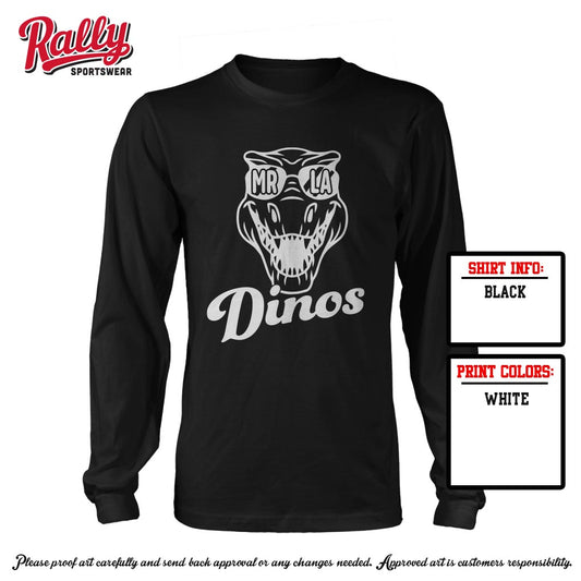 MRLA24 - Cool Dino Long Sleeve (Multiple Colors)