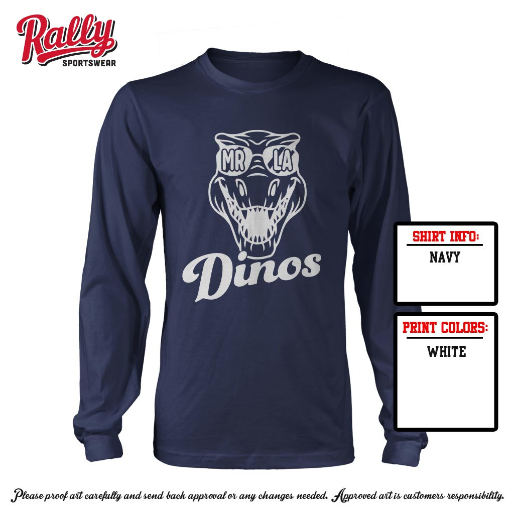 MRLA24 - Cool Dino Long Sleeve (Multiple Colors)
