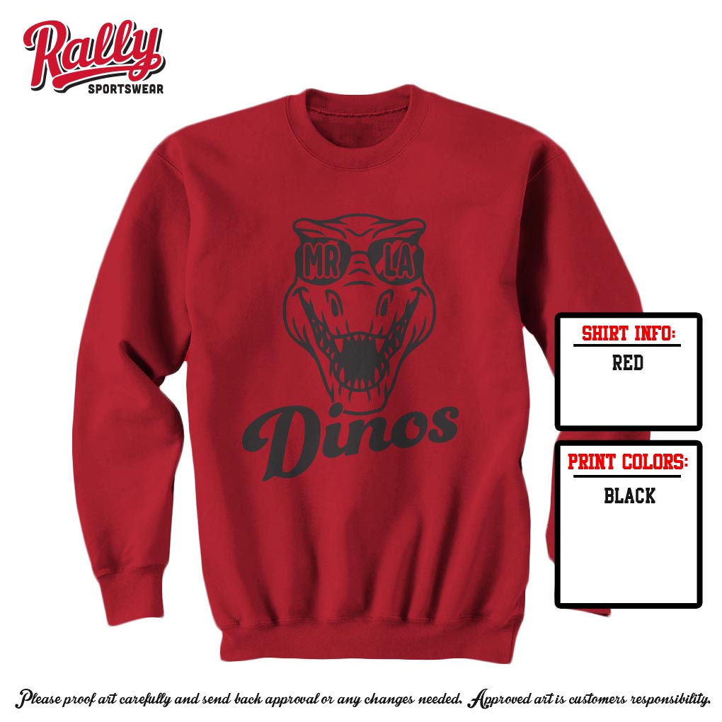 MRLA24 - Cool Dino Sweatshirt (Multiple Colors)