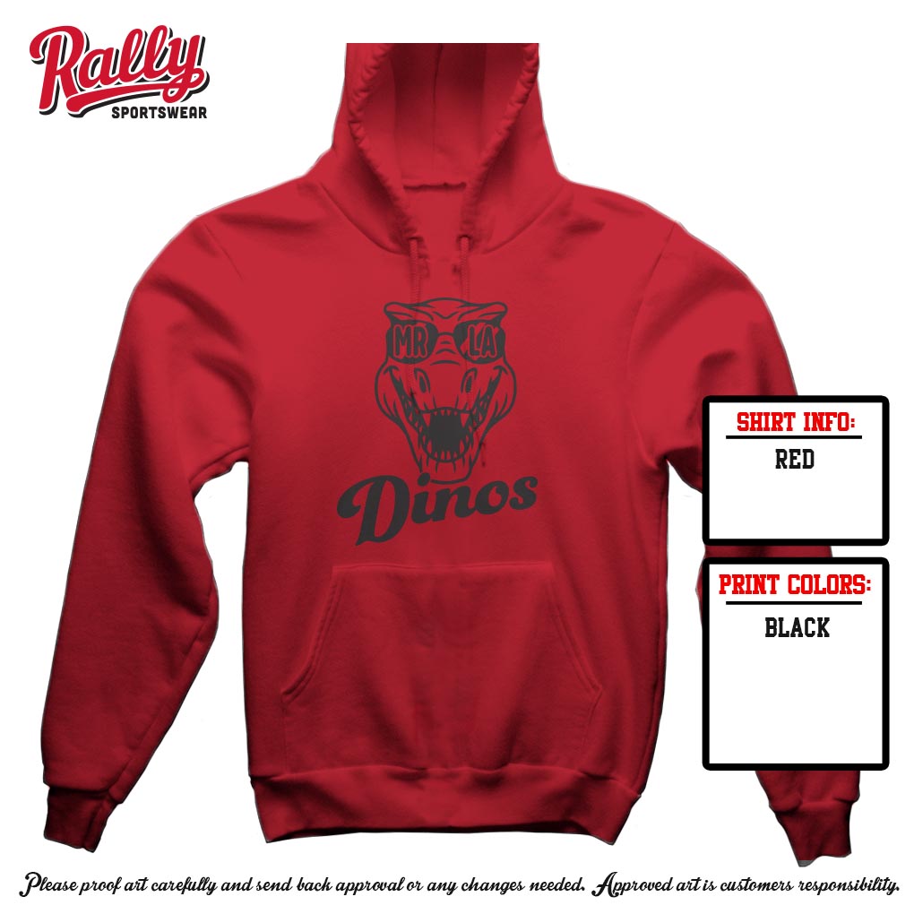 MRLA24 - Cool Dino Hoodie (Multiple Colors)