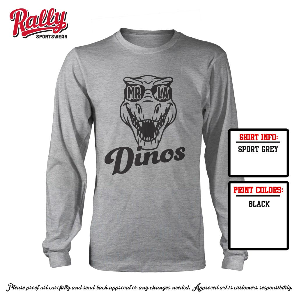 MRLA24 - Cool Dino Long Sleeve (Multiple Colors)