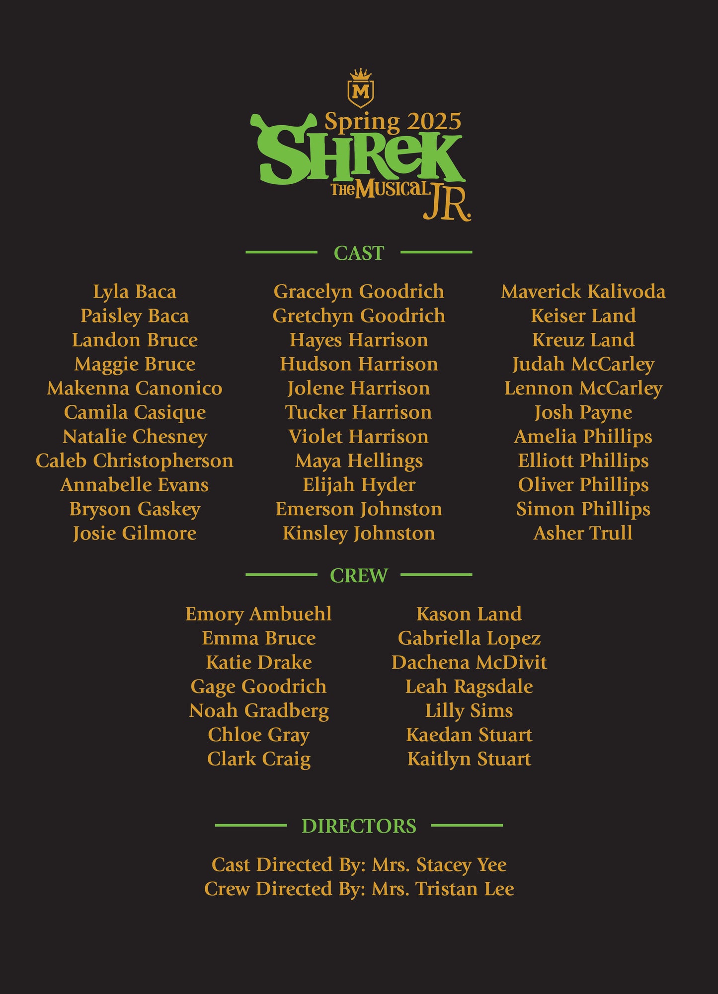 MPTS25 - Shrek Jr.