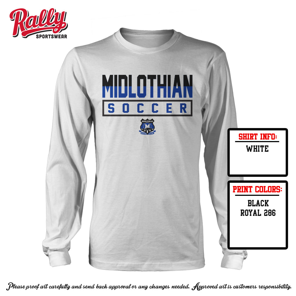 MHS SOC23 Color Block LS RallySportswear
