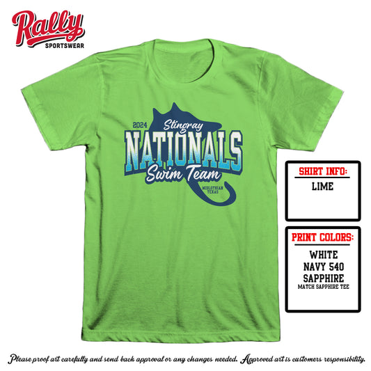 MSS -Nationals 2024 Tee (Green)
