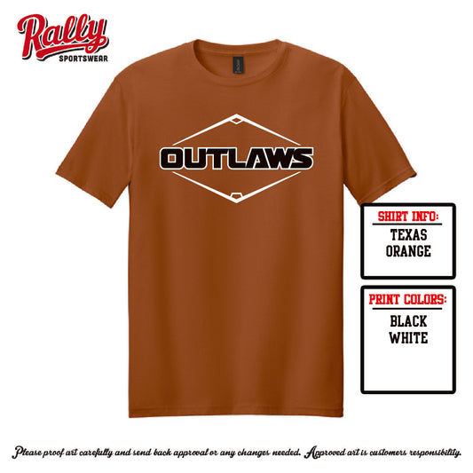 OUT -TEXAS ORANGE Fan Shirt