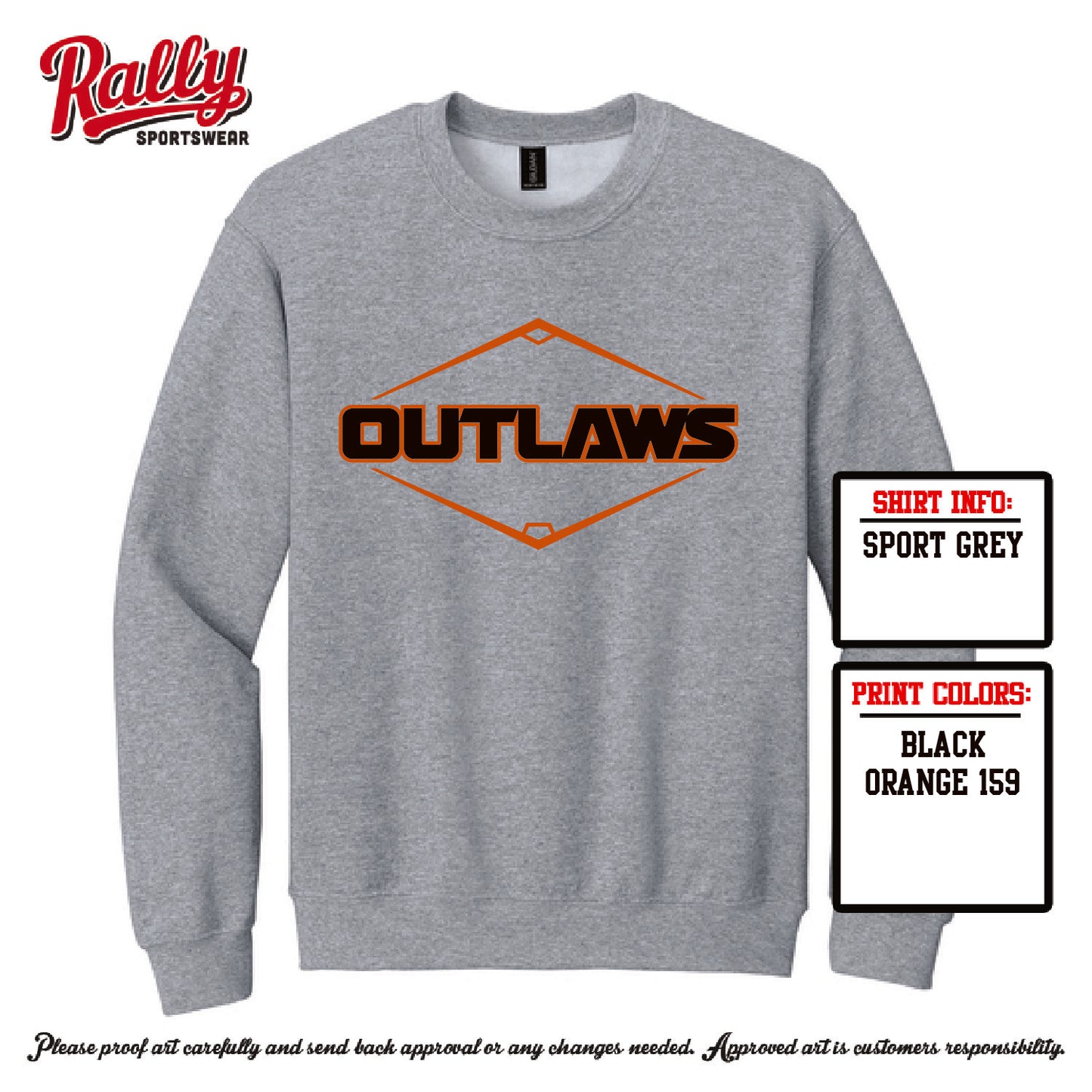 OUT - GREY Fan Shirt