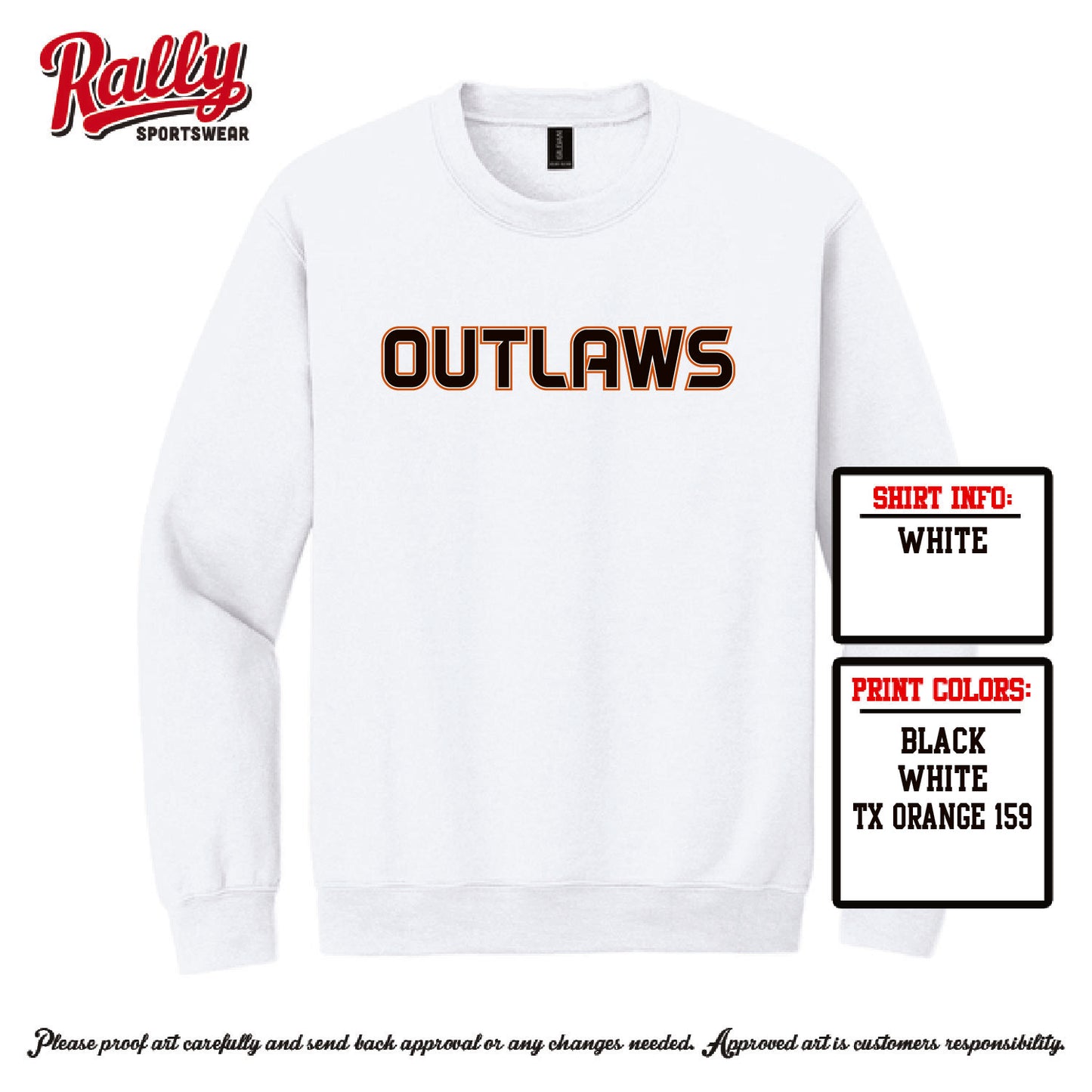 OUTF26 - White Fan Shirt