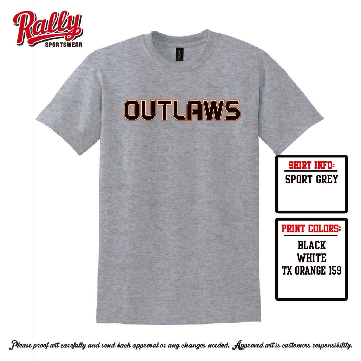 OUTF26 - Grey Fan Shirt