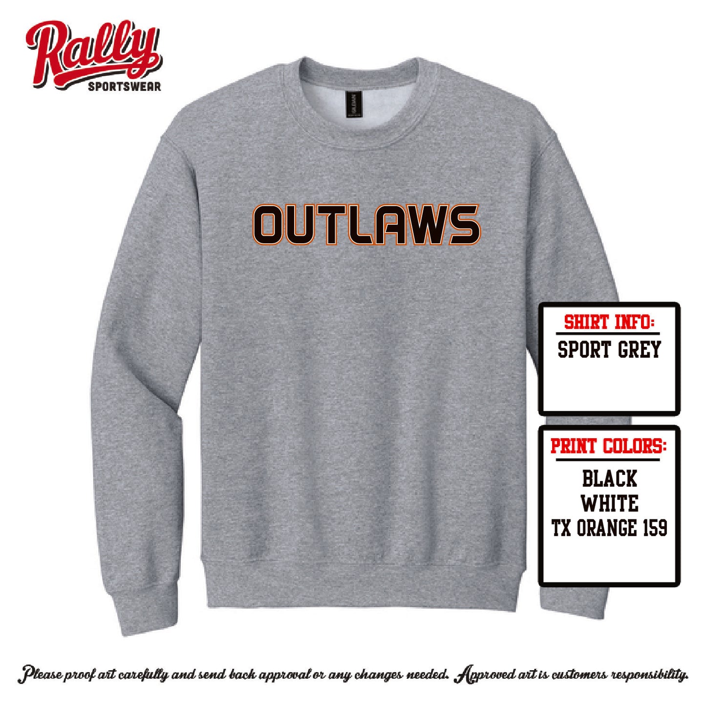 OUTF26 - Grey Fan Shirt
