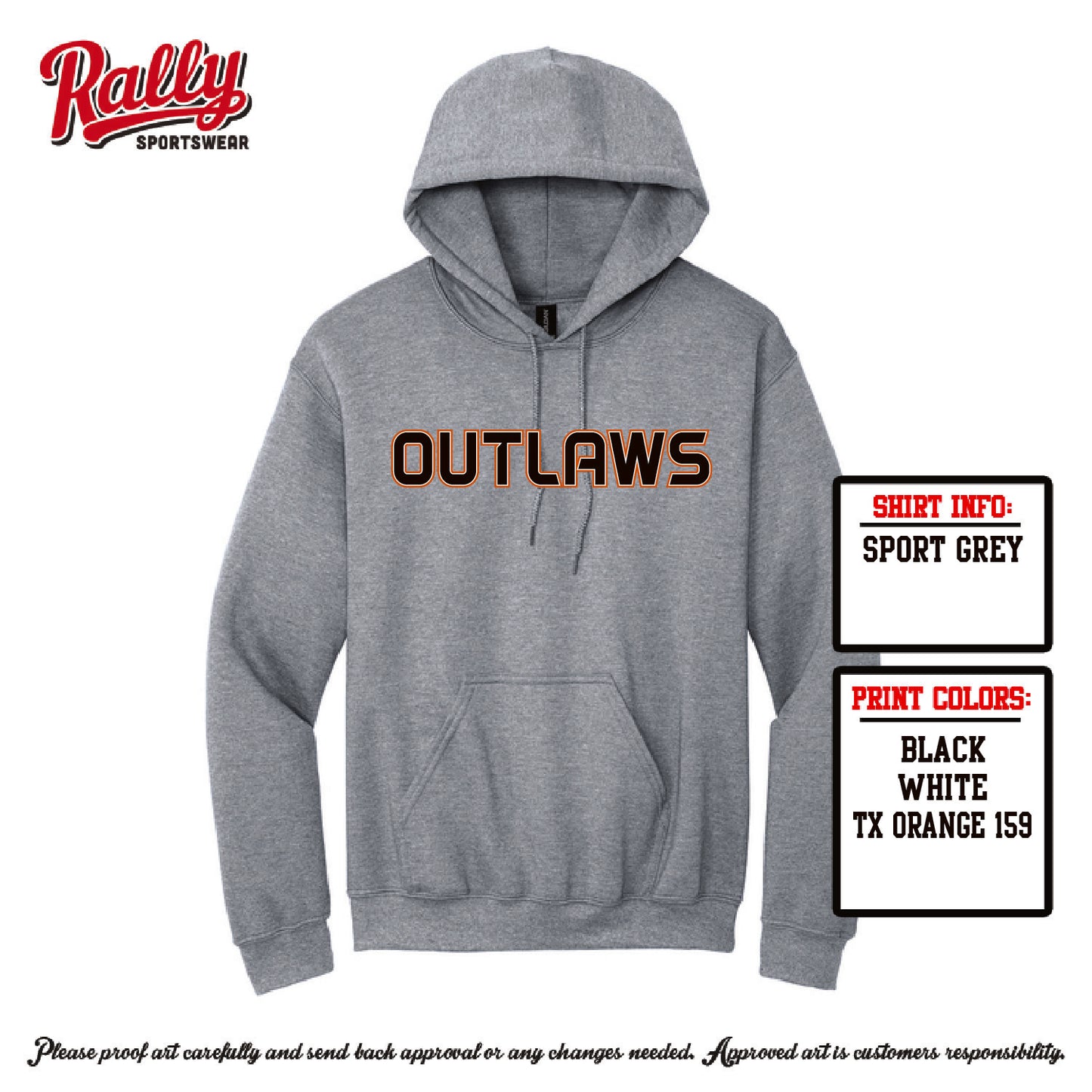 OUTF26 - Grey Fan Shirt