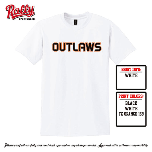 OUTF26 - White Fan Shirt