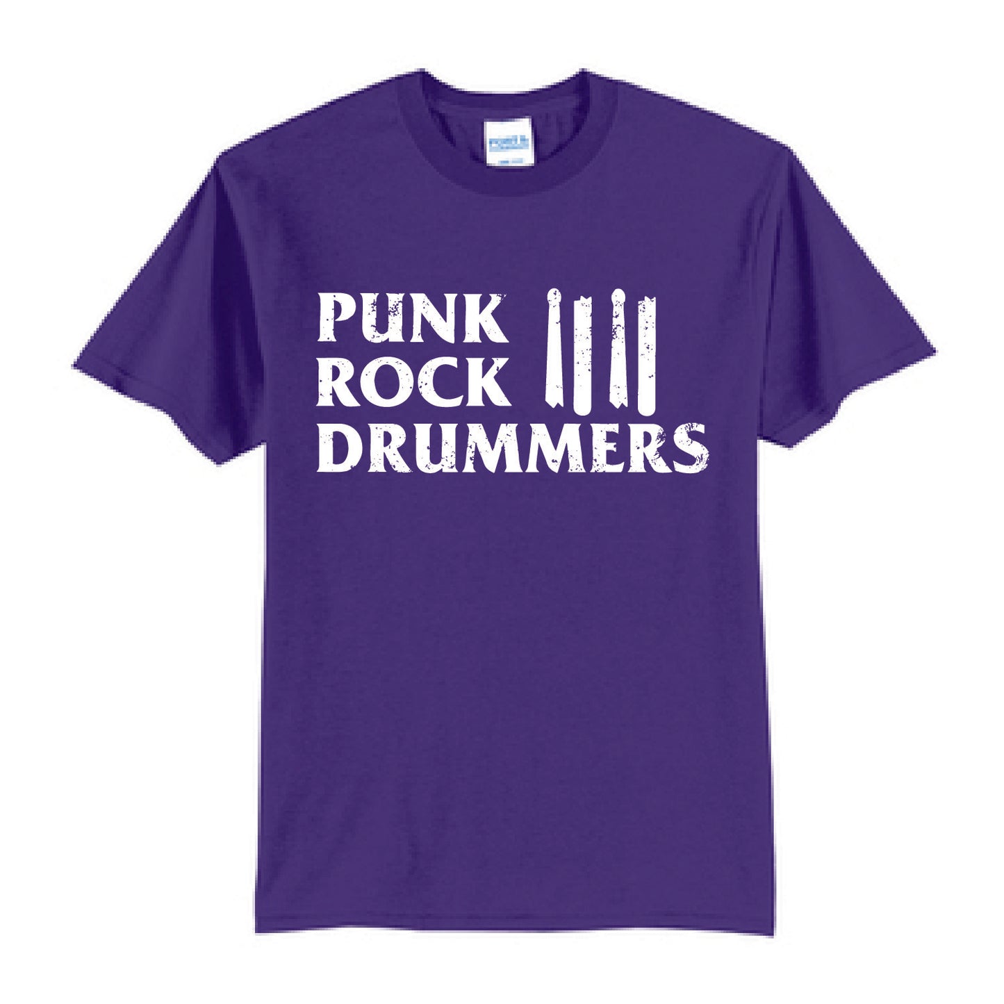 Punk Rock Drummers Short Sleeve Youth Tees (Various Colors) - PRD