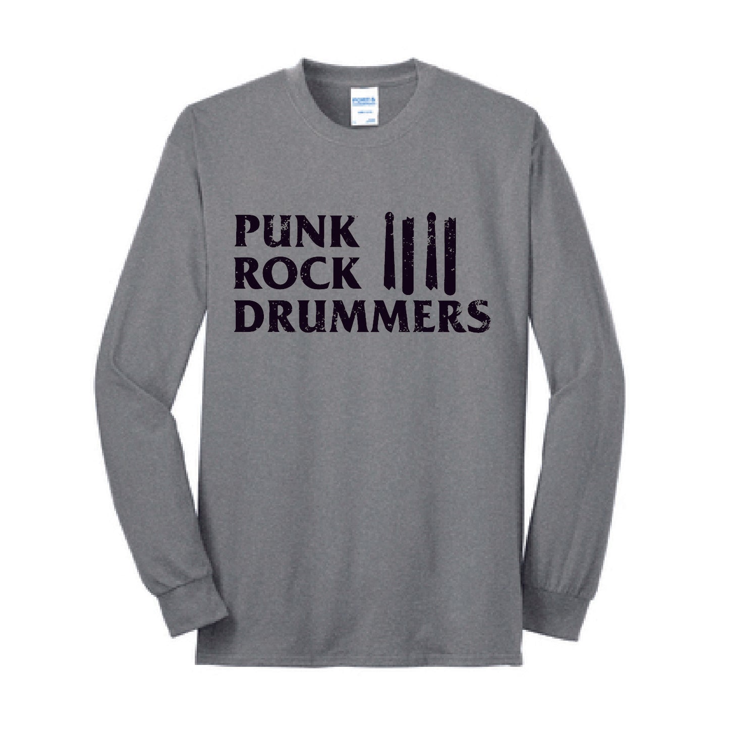 Punk Rock Drummers Long Sleeve Youth Tees (Various Colors) - PRD