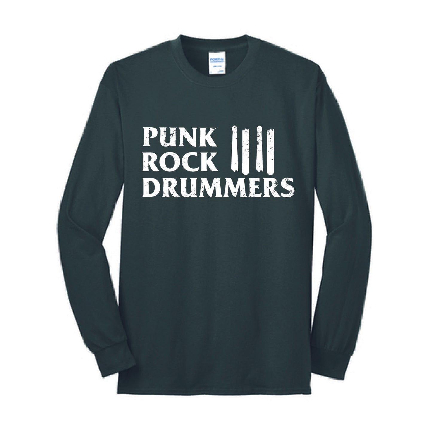 Punk Rock Drummers Long Sleeve Youth Tees (Various Colors) - PRD