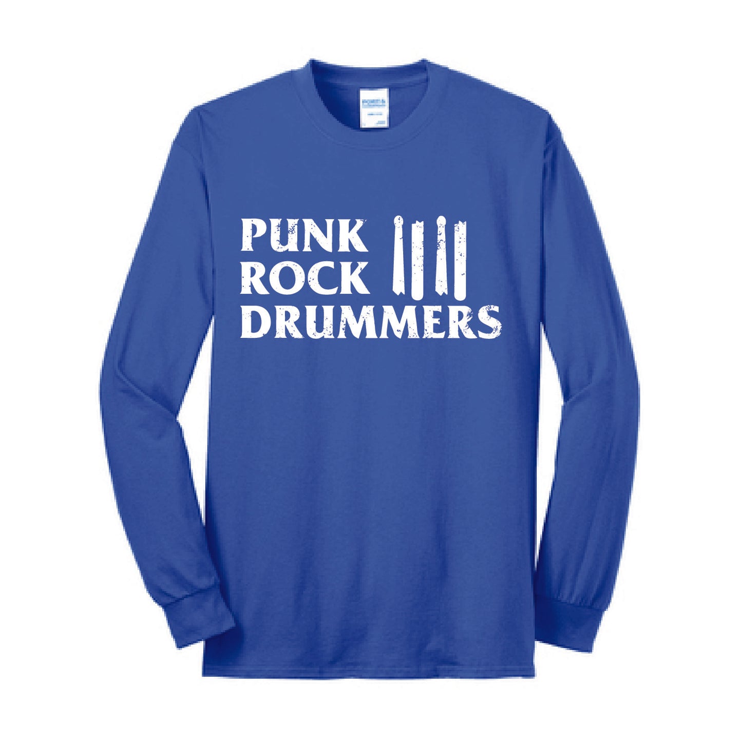 Punk Rock Drummers Long Sleeve Youth Tees (Various Colors) - PRD